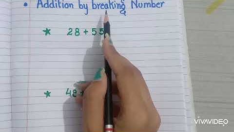 Addition by breaking number ( class 2 and 3)