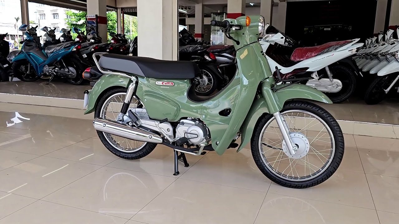New SuperCub 110 Green || Honda SuperCub 110 Close Look || Super 