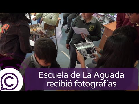 Retratos de Nuestra Identidad entregó fotografías en Escuela de La Aguada