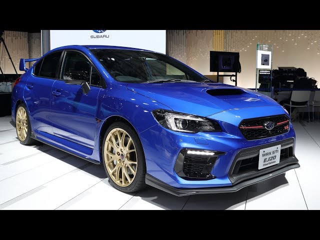 Subaru WRX STI EJ20 Final Edition at Tokyo Motor Show 2019 - YouTube