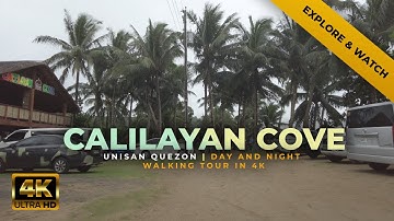 Calilayan cove walking tour | Night walk Malatandang beach | Unisan Quezon walking tour