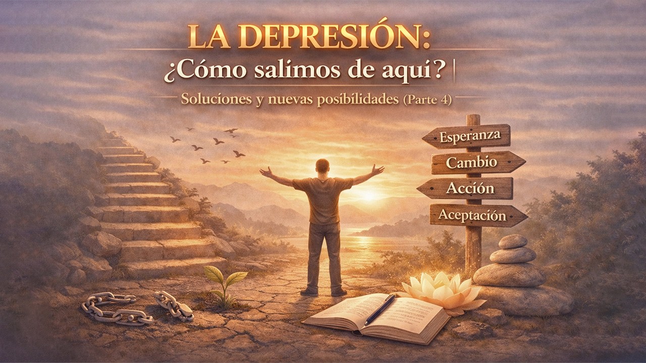 LA DEPRESIÓN: ¿Cómo salimos de aquí? | Soluciones y nuevas posibilidades (Parte 4)