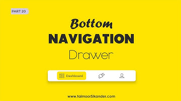 20 - Create a Modern Bottom Navigation Bar Android Studio - Chip Navigation