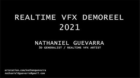 Unity/Unreal RT VFX DemoReel  2021