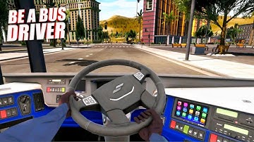 Bus Simulator Max : Buses Gameplay Android & ios 2023 | High Realistic Graphics