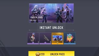 Call of Duty Mobile - Season 3 : Radical Raid  Unlocking Battle Pass Vault