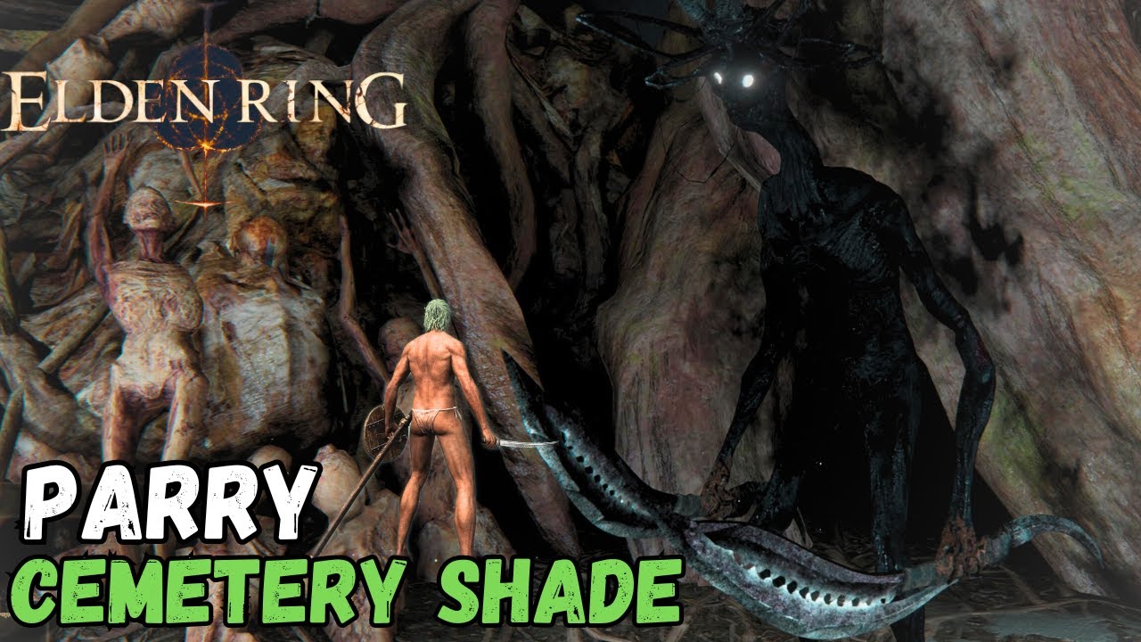 Elden Ring Cemetery Shade Boss Fight [Solo, No Hit, No Damage, Parry], Tombsward Catacombs
