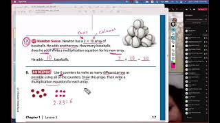 Continue Lesson 1 3  Use Arrays to Multiply