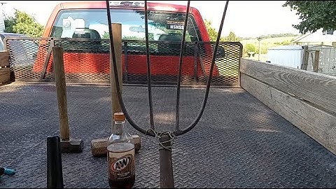 How to replace a hay fork handle