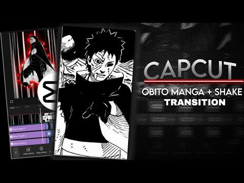 How To Make Anime Manga + Shake Transition Edit On Capcut | Capcut Tutorial |