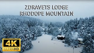 Zdravets, Rhodope Mountain, Bulgaria - 23.03.2021 - 4K DRONE VIDEO