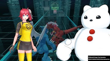 DIGIMON STORY CYBER SLEUTH Walkthrough Part 23 - Frigimon