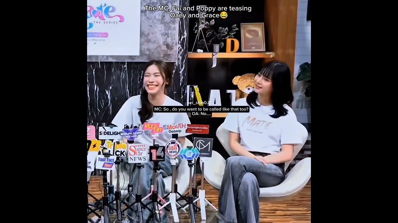 Oaey and Grace being teased