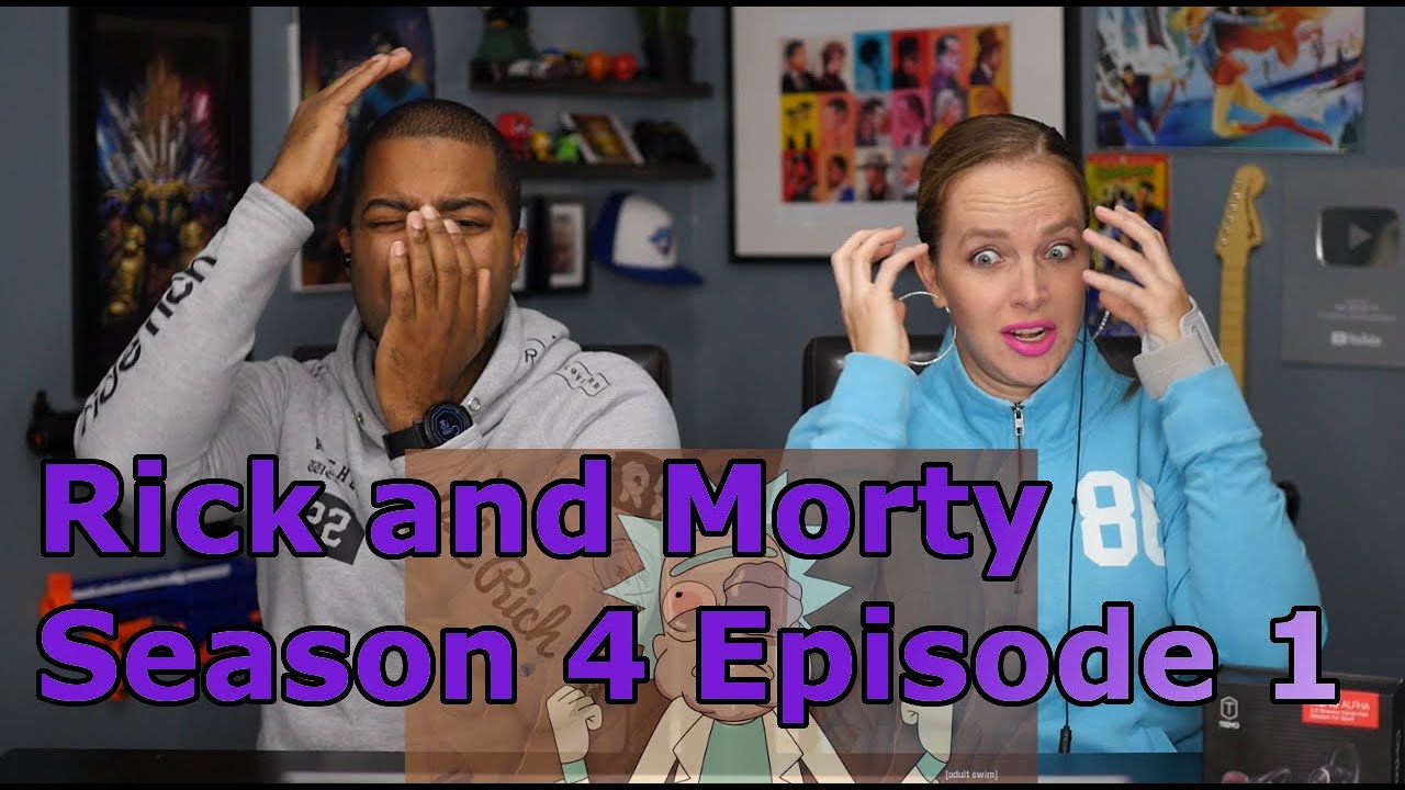 Rick and Morty Season 4 Episode 1 "Edge of Tomorty: Rick Die Rickpeat" (Jane and JV's REACTION 🔥)