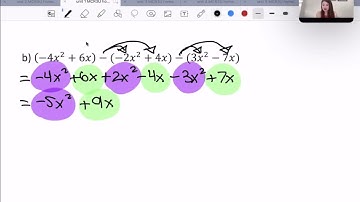 Adding and Subtracting Polynomials