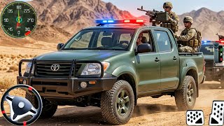 Patroli Truk Pikap Militer Bersenjata - Simulator Militer 2026 - Gameplay Android screenshot 5