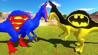 SUPERMAN SPINOSAURUS DEATH RUN - Animal Revolt Battle Simulator