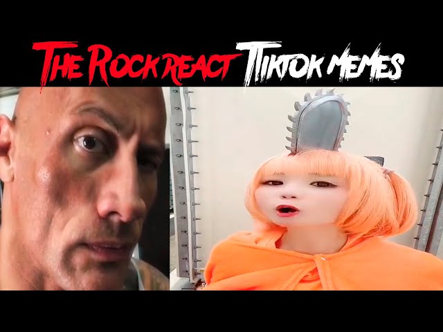 The Rock reacts Tiktok Memes