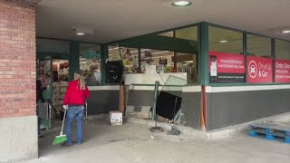 Police: Truck driven into Truckee Safeway on purpose