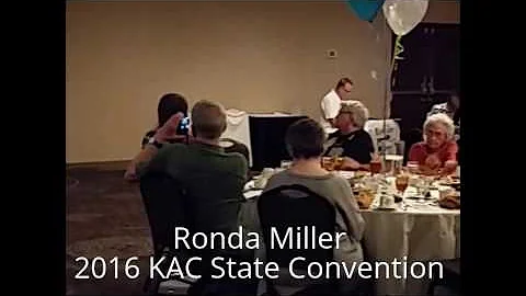 Ronda Miller 2016 KAC State Convention with Greg F...