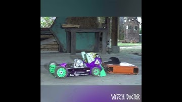Witch Doctor Slow Motion BattleBots Weapon Test #shorts