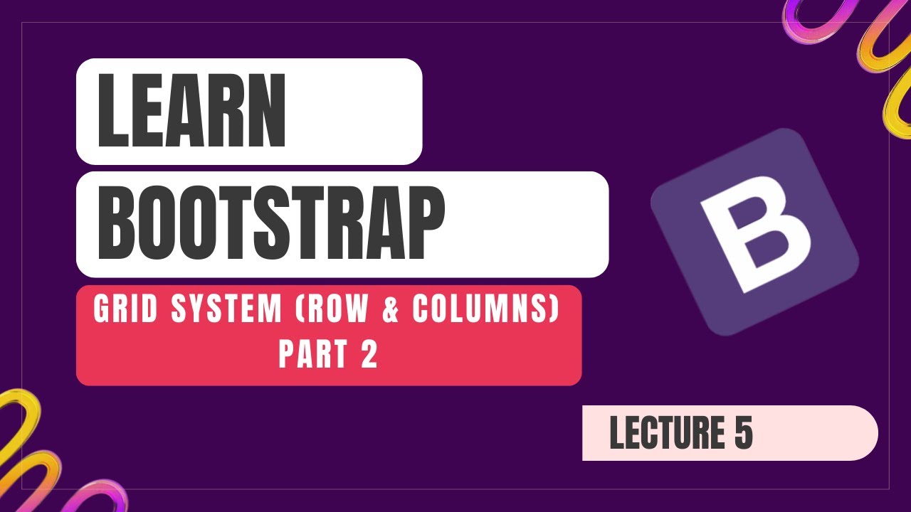 Grid System In Bootstrap 5 - Rows & Columns - Grid Layout (Hindi / Urdu ...