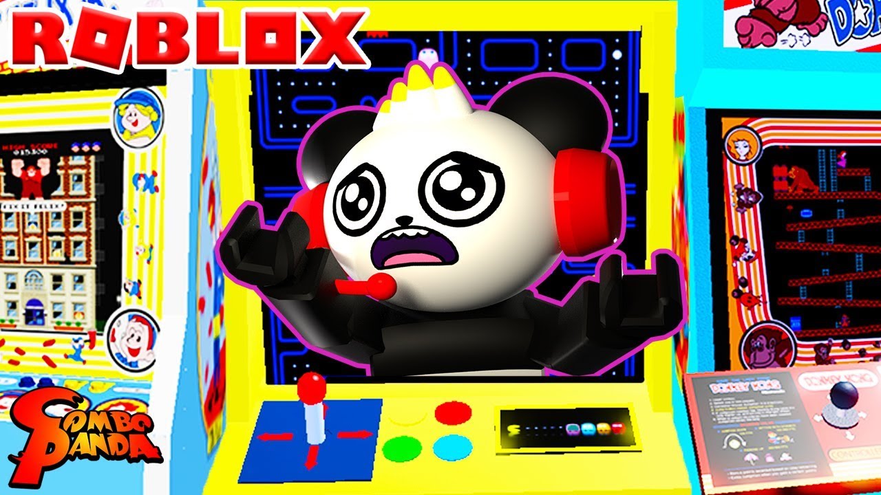 Escape The Arcade Obby In Roblox Let S Play Roblox With Combo Panda Youtube - pac blox legacy edition roblox