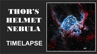 Timelapse Oil Painting - Thor's Helmet Nebula