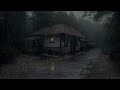Soft rain ambience soothing overworked mind and promoting calm relaxation