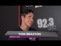 Toni Braxton Talks Babyface, Tamar Braxton & Upcoming Book In 92.3 NOW Interview