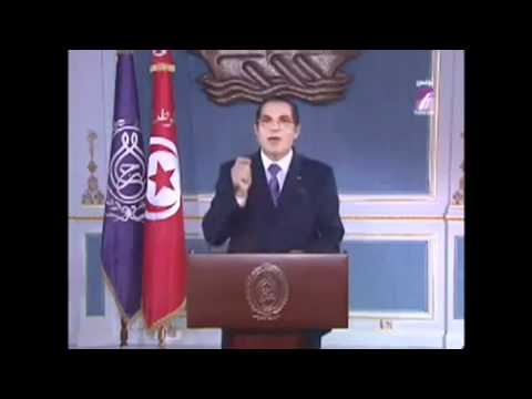 اضحك على الرئيس التونسى بن على مش عارف يكدب على شعبه