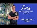 How to Paint TREES in an Impressionist Style 🌳 (Oil Demo)