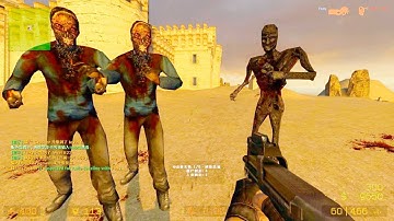 Counter Strike Source - Zombie Horde Mod Online Gameplay on Kabul map