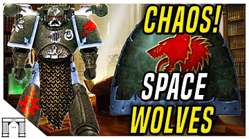 Chaos Space Wolves! The Dark Sons Of Fenris And Leman Russ! Skyrar's Dark Wolves Warhammer 40k Lore