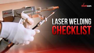 The Wattsan Laser Welder Maintenance Checklist Every Owner Should Have