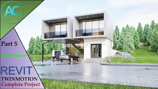 BJOS House | Part 5 | Complete Step By Step Project | Revit and Twinmotion Tutorial