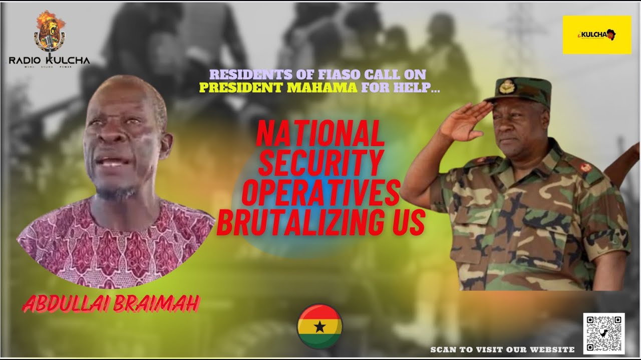 Сотрудники национальной безопасности предположительно жестоко обращались с жителями Фиасо.