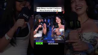 Rubi Rose couldn’t believe Nina Drama’s age LOL