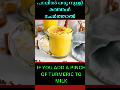 മഞ ഞൾ പ ൽ Turmeric Milk Benefits Malayalam Health