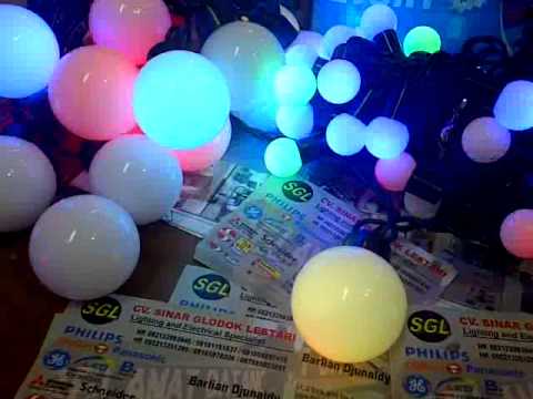  Lampu LED Bola Pingpong Lampu Hias Lampu Jalan Lampu 