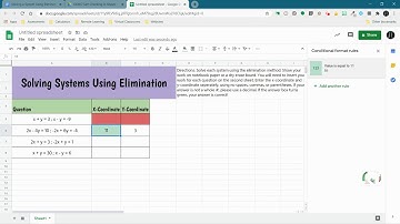 How to Create a Self-Checking Assignment in Google Sheets