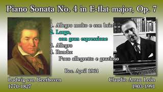 Beethoven: Piano Sonata No. 4, Arrau (1964) ベートーヴェン ピアノ