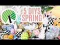 🐰5 DIYS SPRING DOLLAR TREE DECOR CRAFTS 🐰"I love Spring" ep 15 Olivias Romantic Home DIY