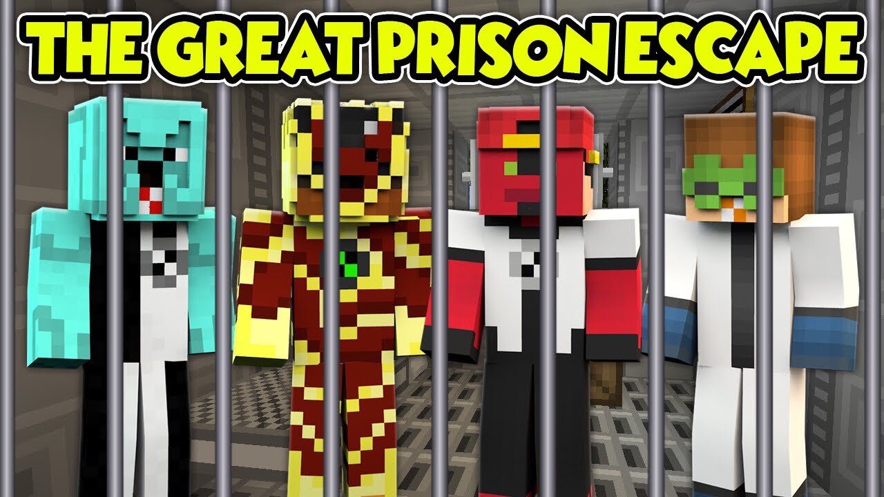 Minecraft THE GREAT PRISON ESCAPE!! THE BEN 10 ALIENS TRY TO ESCAPE PRISON!! Baby Duck Adventures