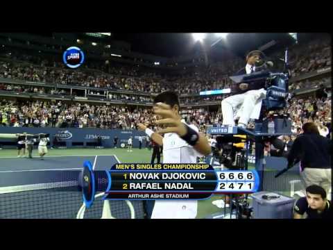 Novak Djokovic - Nadal US open 2011 final point