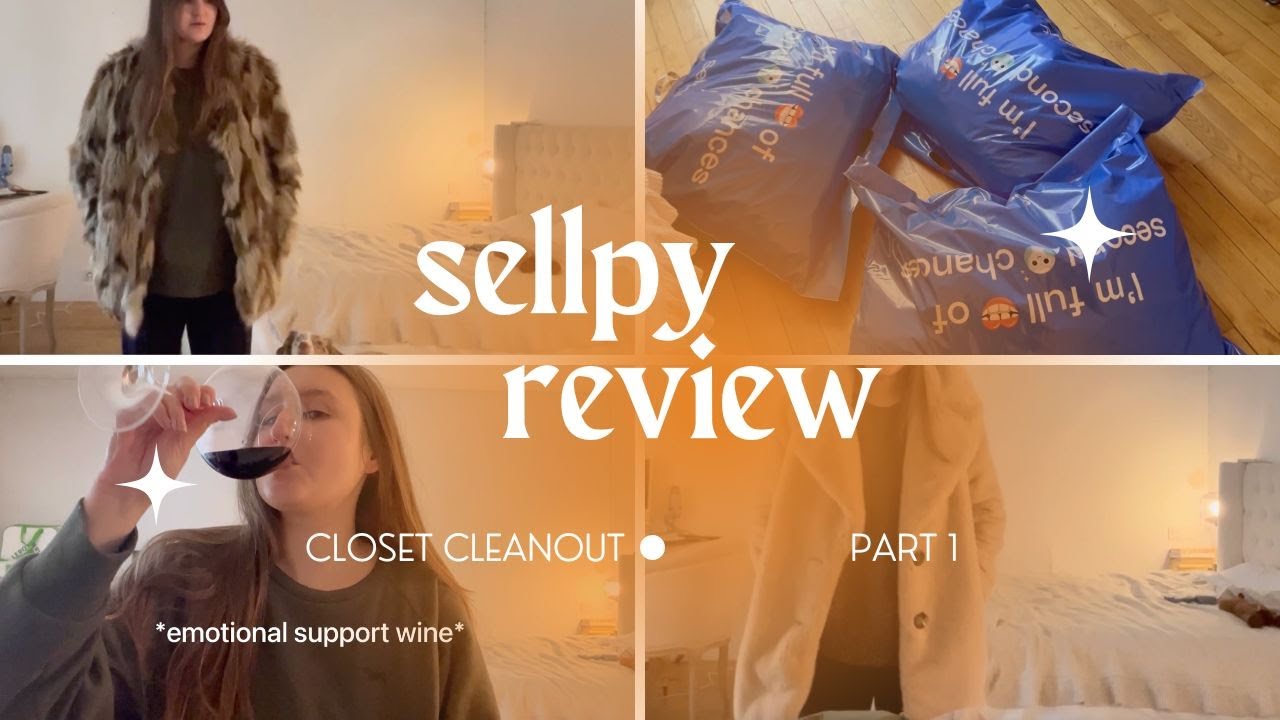 Cleaning my closet + selling on sellpy | Review part 1