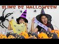 SLIME COM BALÕES DE HALLOWEEN 🎃 SLIME HALLOWEEN CHALLENGE