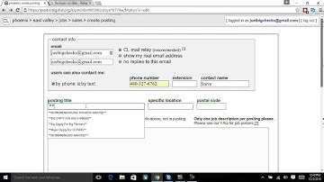 How To Upload Your  Image Ad To Craigslist