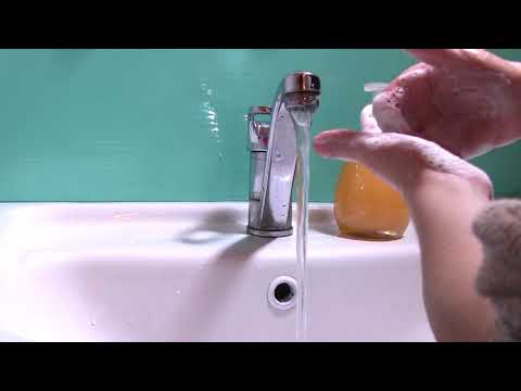 ხელების დაბანა სწორად კორონასგან თავის დასაცავად