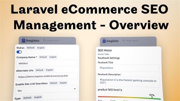 Laravel eCommerce SEO Management - Overview